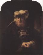 REMBRANDT Harmenszoon van Rijn, A Man in oriental costume (mk33)